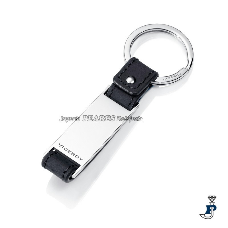 Llavero acero y cuero VICEROY. - 6413L09010