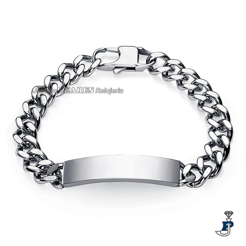 Pulsera acero con chapa VICEROY. - 6210P01010