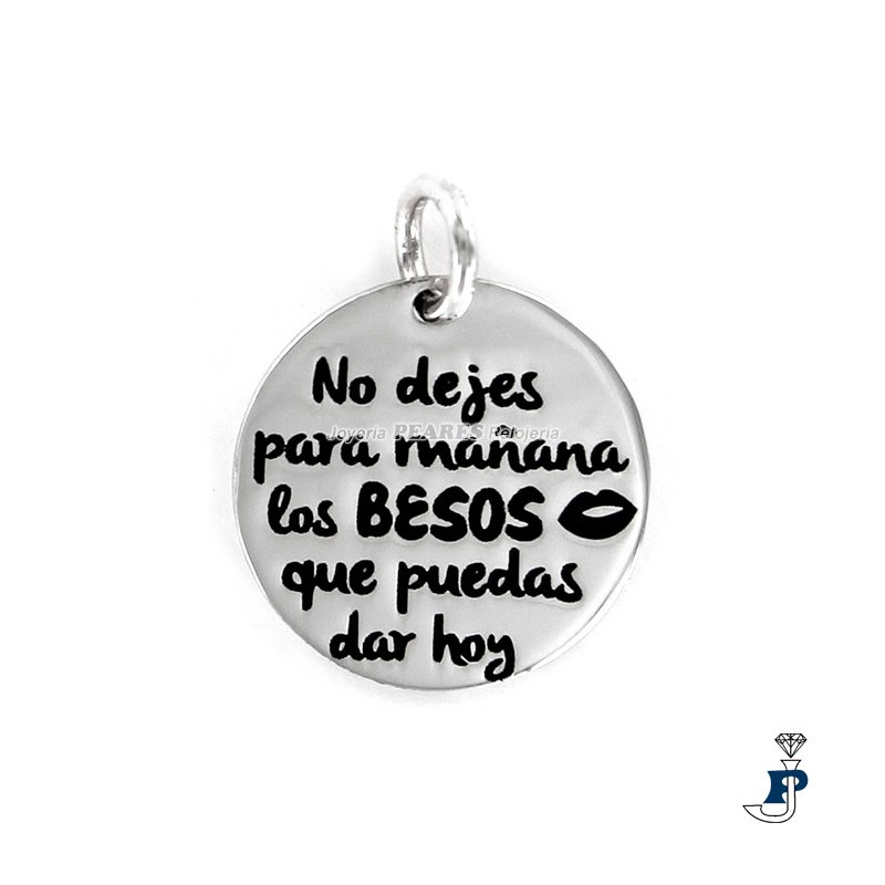 Colgante con inscripciones, de Plata 1ª Ley (925 mls) - 9099753