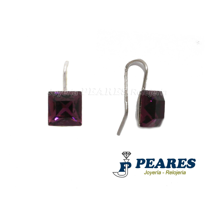 Pendientes en Plata de 1ª Ley. - 8.P-9808