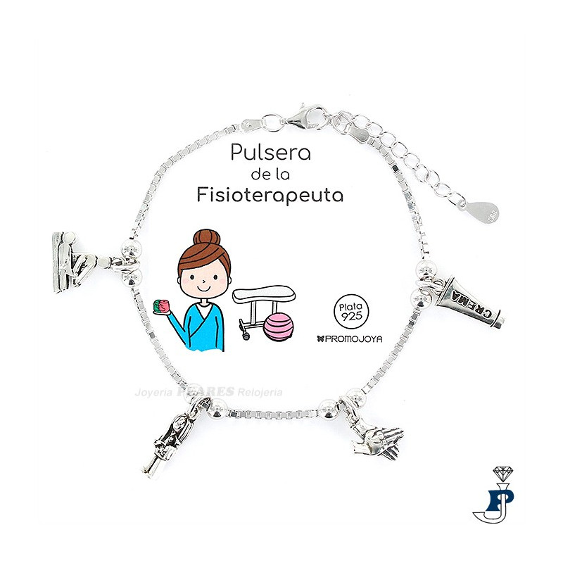 Pulsera Plata de Ley (925 mls) de la Fisioterapeuta. - 162.9105696