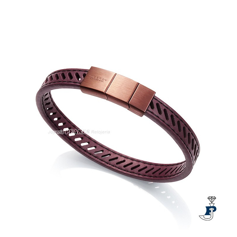 Pulsera de piel para hombre de VICEROY. - 75110P01011