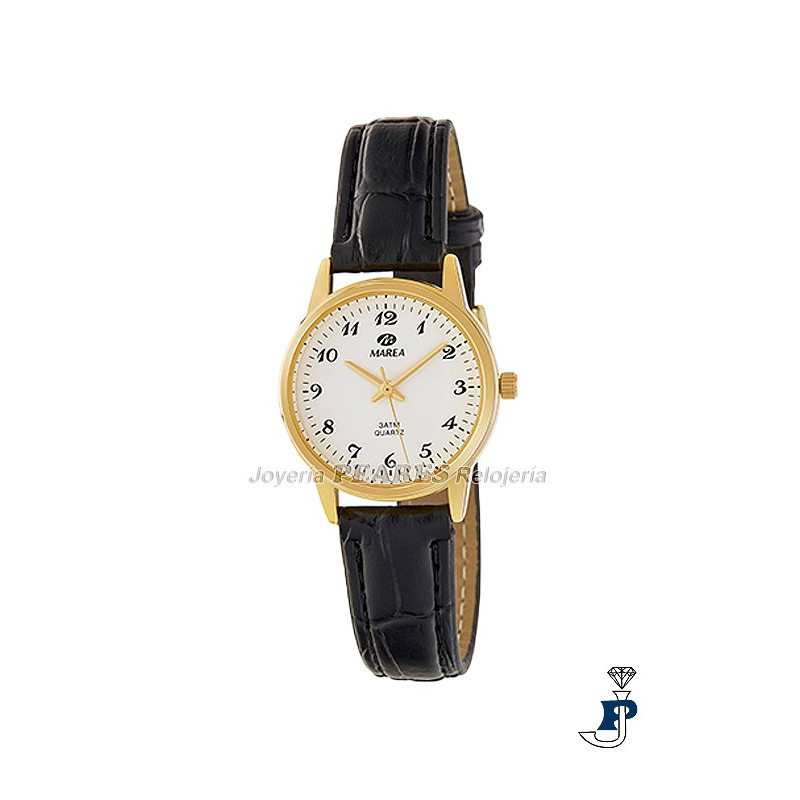 Reloj MAREA clásico dorado. - B21148/3