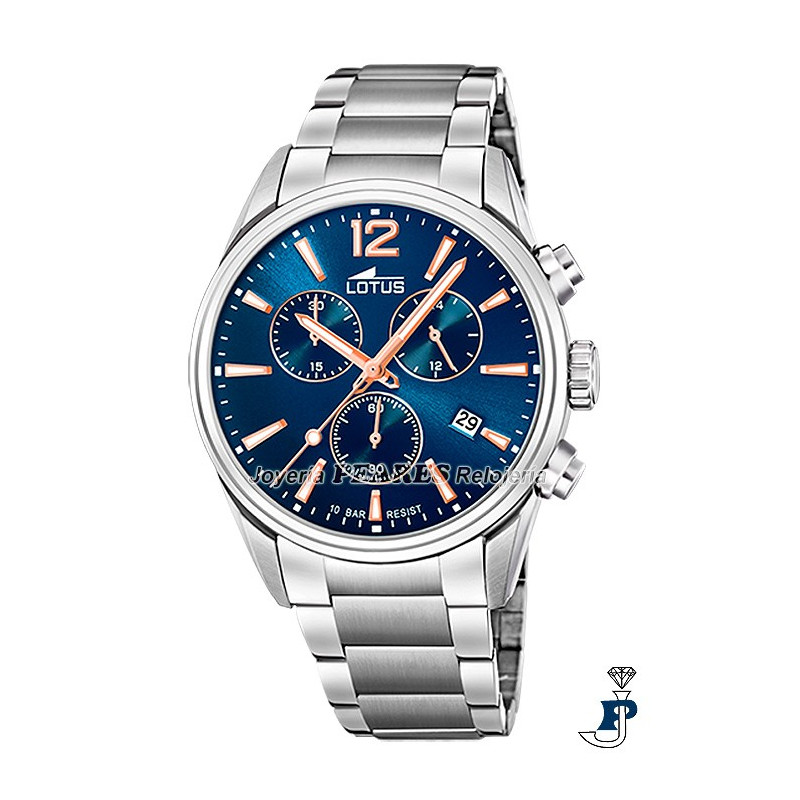 Reloj LOTUS en acero. - 18690/2