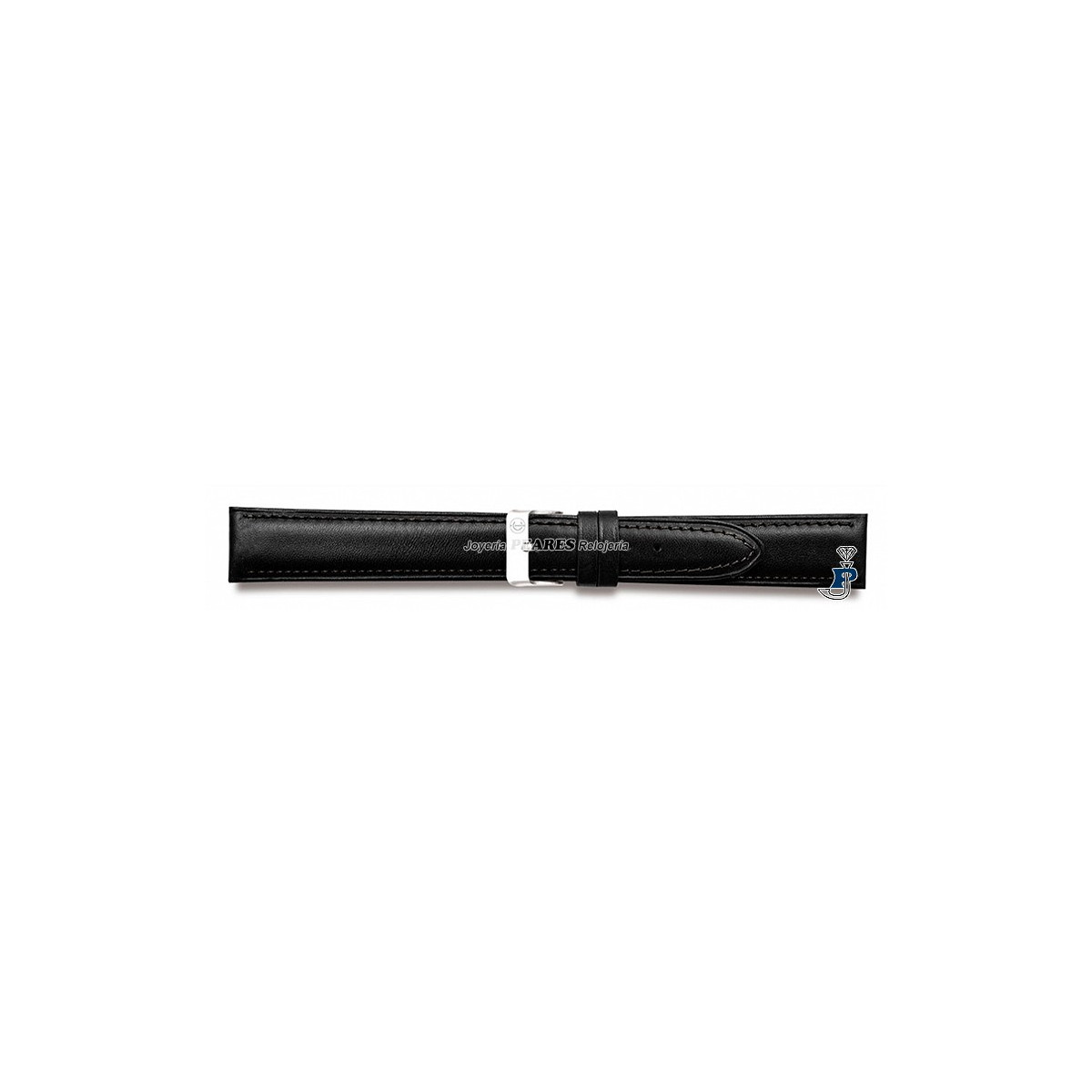 Correa Negra en piel alomada. - 139001/20