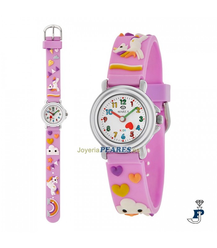 copy of Reloj Marea Infantil Niña B36188/4 Acero y Pendientes Plata