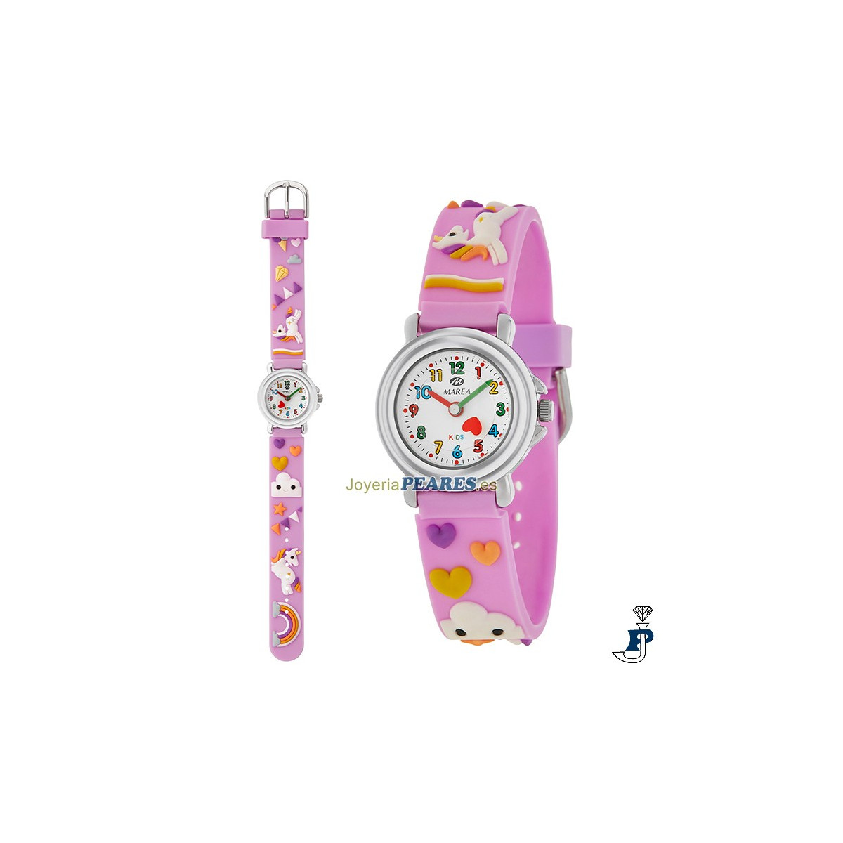 Reloj MAREA para niña con unicornio. - B37008/25