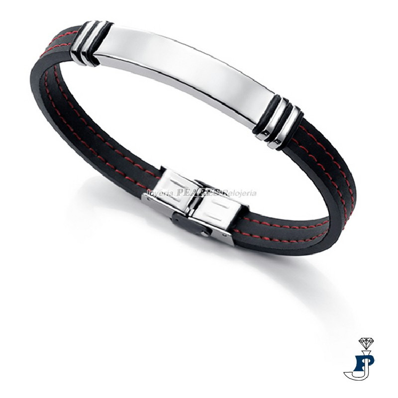 Pulsera de Viceroy de caucho y acero. - 6343P09017