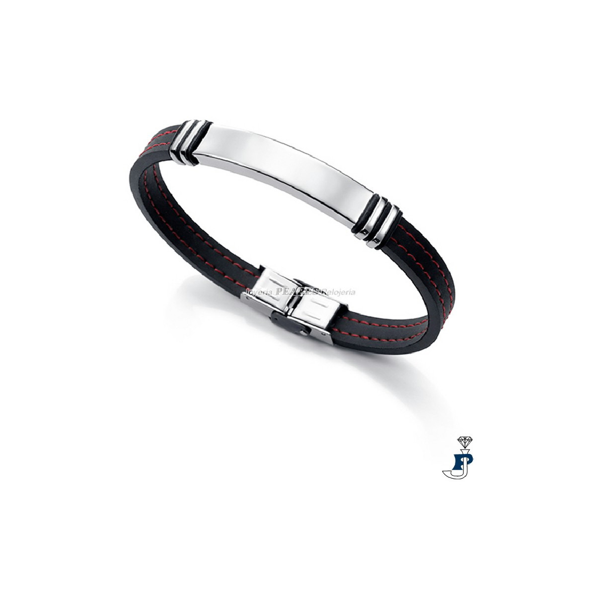 Pulsera de Viceroy de caucho y acero. - 6343P09017
