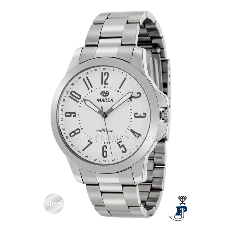 Reloj MAREA de acero clásico. - B36143/1