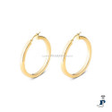 Pendientes en plata 1ª Ley con un baño de Oro. - 8.P-1742