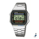 Reloj Casio digital con brazalete en acero. - A-168WA-1