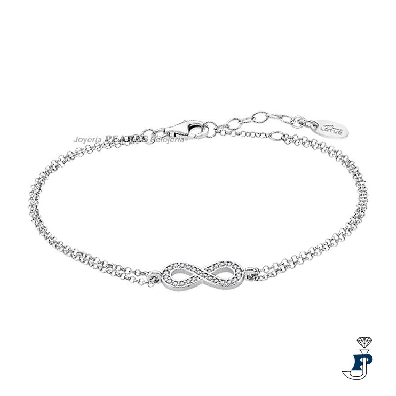 Pulsera LOTUS SILVER infinito. - LP1859-2/1