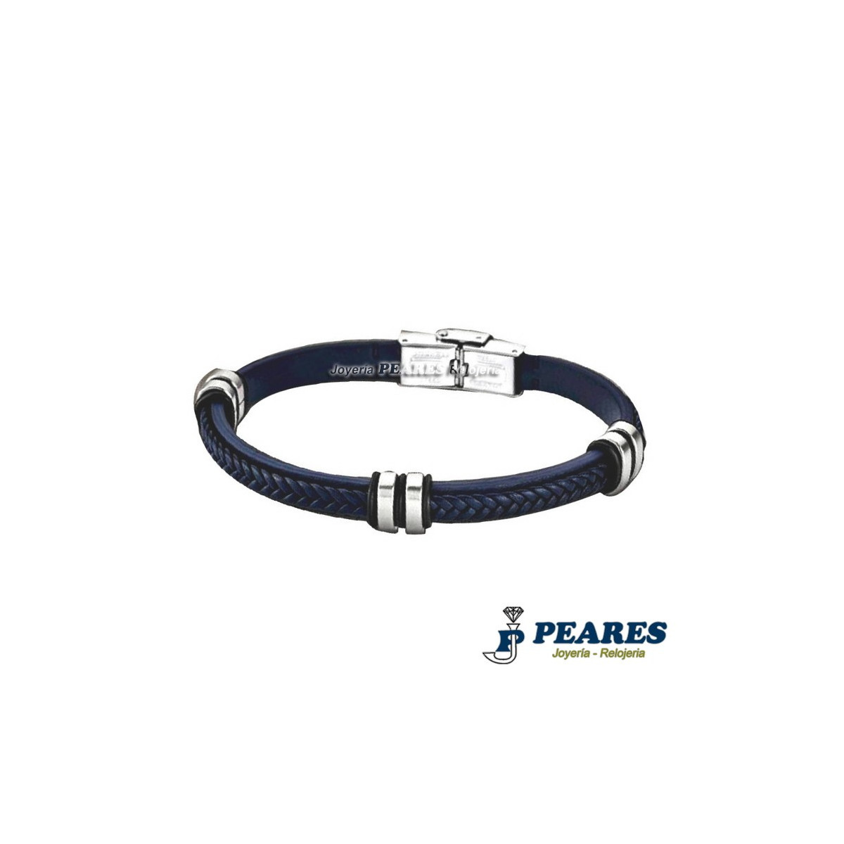 Pulsera LOTUS STYLE con cuero. - LS1829/2/5