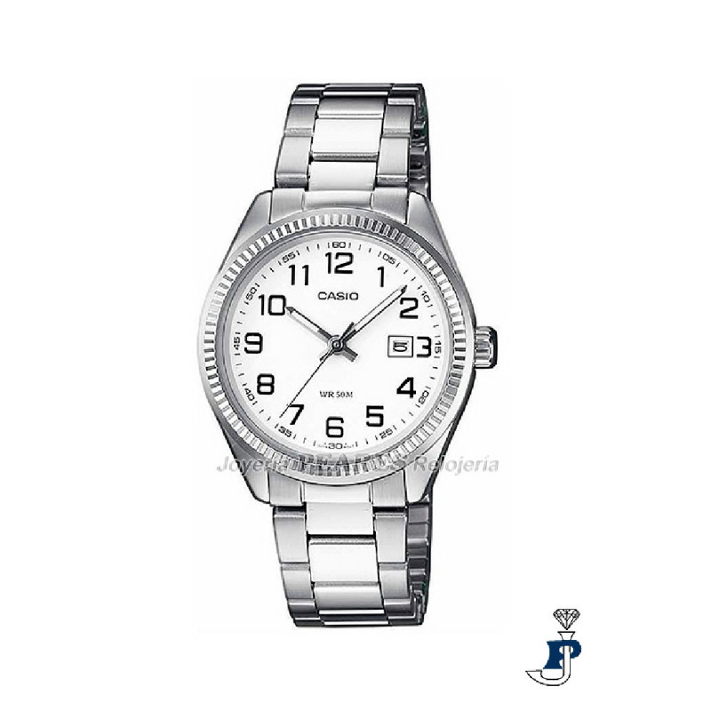 Reloj Casio analógico con calendario. - LTP-1302PD-7B