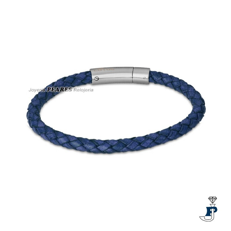 Pulsera acero y cuero LOTUS STYLE. - LS2141/2/1