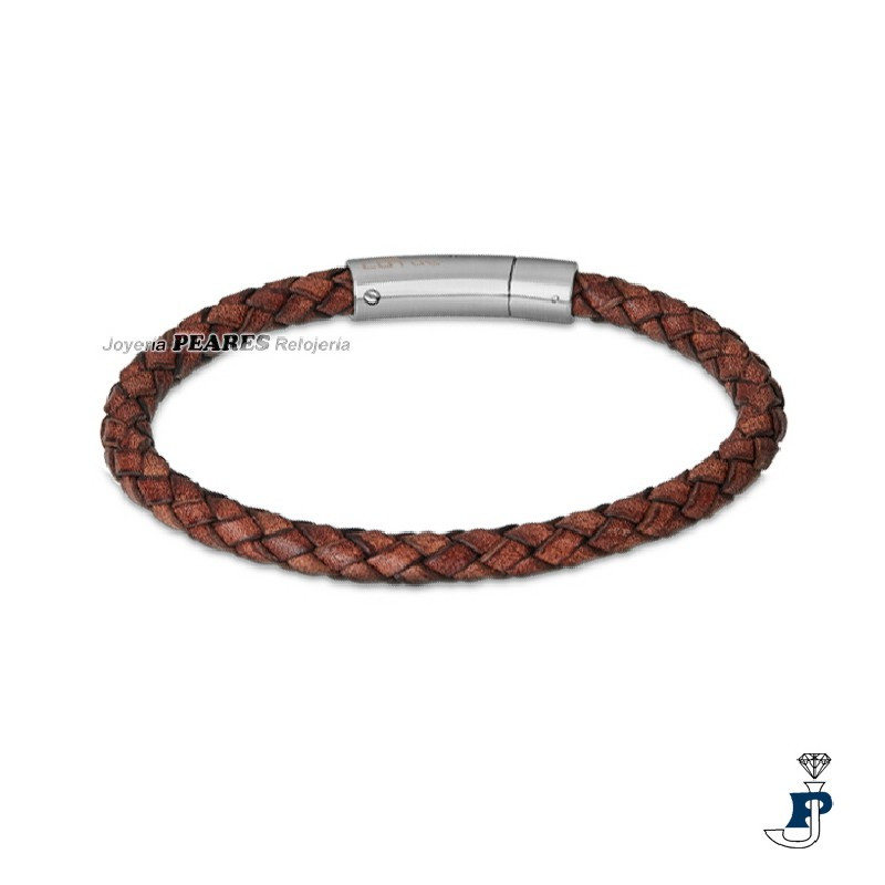 Pulsera acero y cuero LOTUS STYLE. - LS2141/2/3
