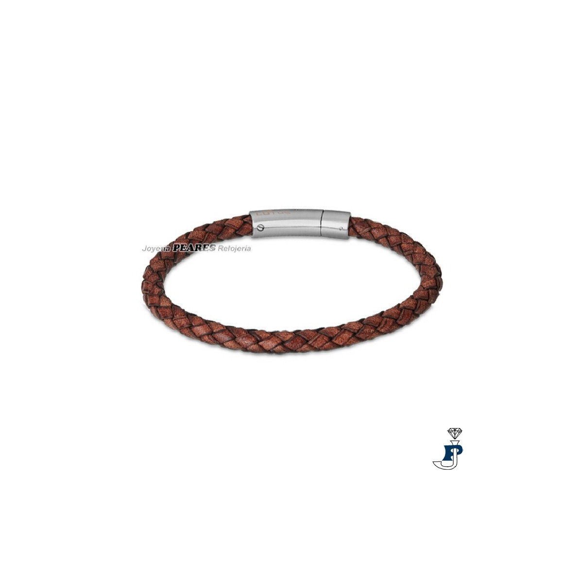 Pulsera acero y cuero LOTUS STYLE. - LS2141/2/3