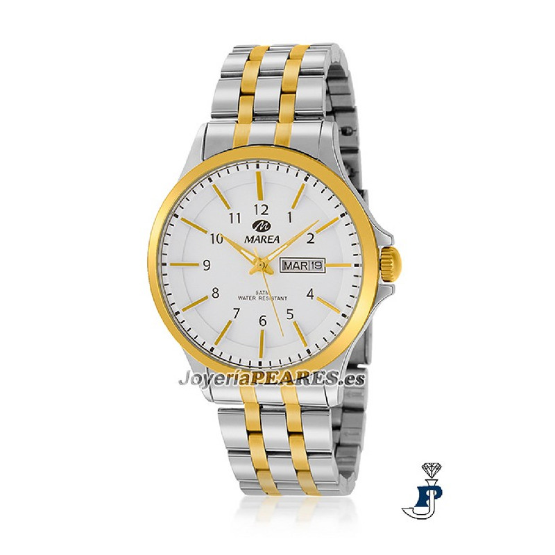 Reloj MAREA de acero bicolor. - B36160/3