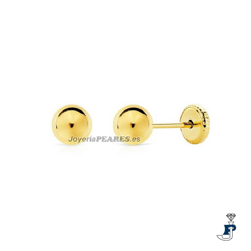 Pendientes para bebé fabricados en Oro 1ª Ley (750 mls). - 123.020682