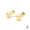 Pendientes de bola en Oro 1ª Ley (750 mls). - 164.B144/110/6 Pendientes de bola en Oro 1ª Ley (750 mls). - 164.B144/110/6