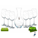 Juego de vino cristal. SOLO tiene 5 copas - 92.015100261