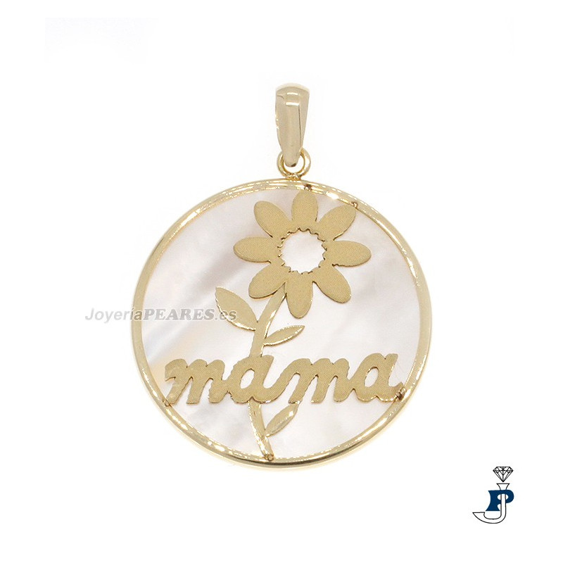Colgante para mamá en Oro de 1ª Ley. - 122.46981