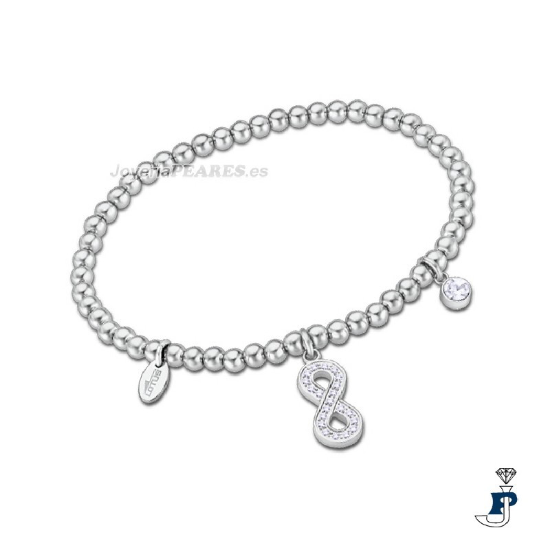 Pulsera elástica en acero de LOTUS STYLE. - LS2170/2/6