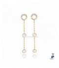 Pendientes de colgar en Oro de 1ª Ley. - 154.Z1225/PR