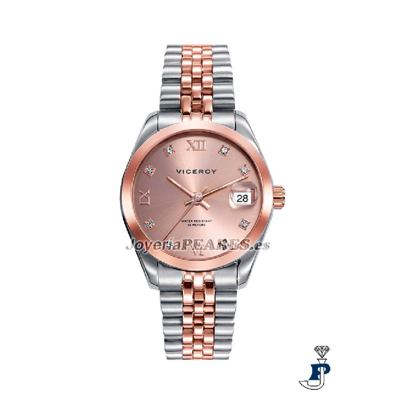 Reloj VICEROY acero bicolor. - 42414-93