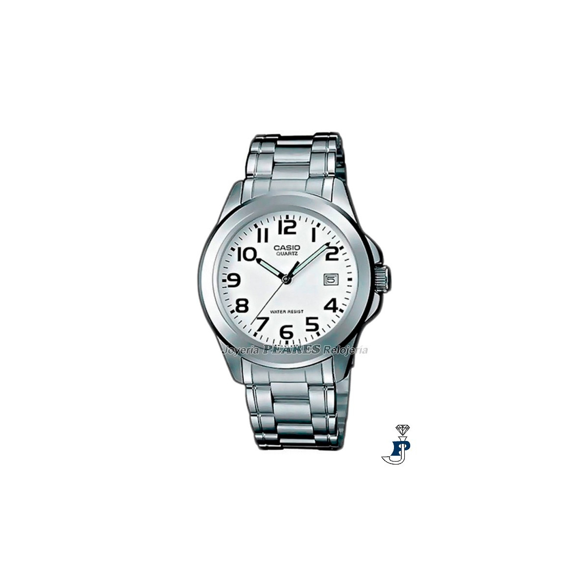 Reloj Casio analógico con calendario. - MTP-1259D-7B
