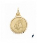 Medalla de San Antonio fabricada en Oro de 1ª Ley. - 153.A14SAN-MLI