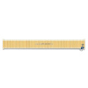 Correa extensible de acero dorada para reloj. - EG5001/18