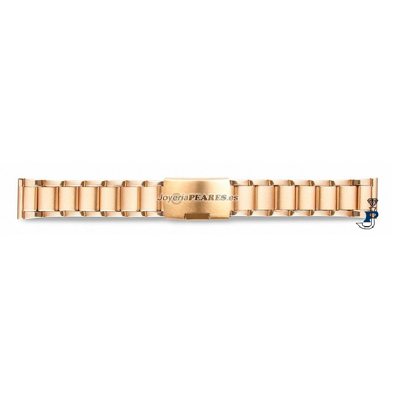 Correa para reloj en acero dorada. - GD2001/20
