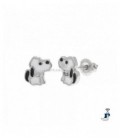 Pendientes para niña de Di.Plata fabricados en Plata de 1ª Ley. - 150.2023895/SQ