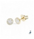 Pendientes de DI.PLATA fabricados en Plata de 1ª Ley con baño de Oro. - 150.2023898/Y