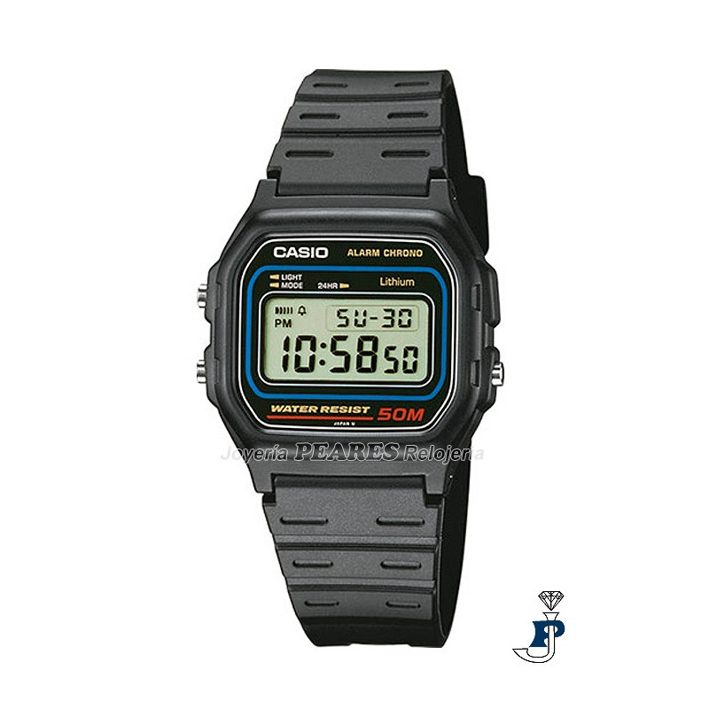 Reloj Casio digital. - W-59-1