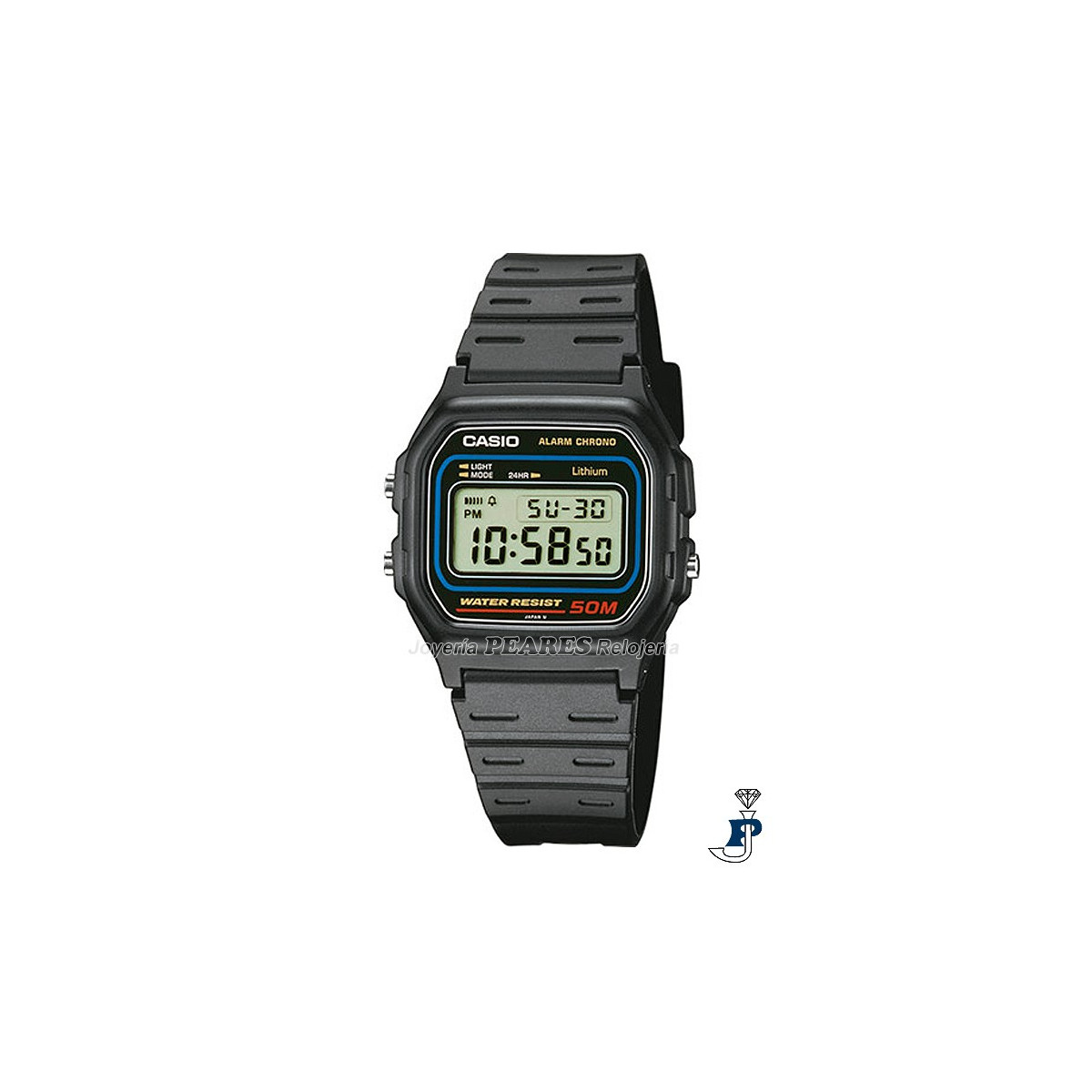Reloj Casio digital. - W-59-1