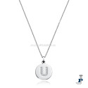 Cadena y colgante de VICEROY inicial (U) en acero. - 75121C01000U Cadena y colgante de VICEROY inicial (U) en acero. - 75121C01000U