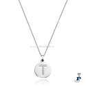 Cadena y colgante de VICEROY inicial (T) en acero. - 75121C01000T