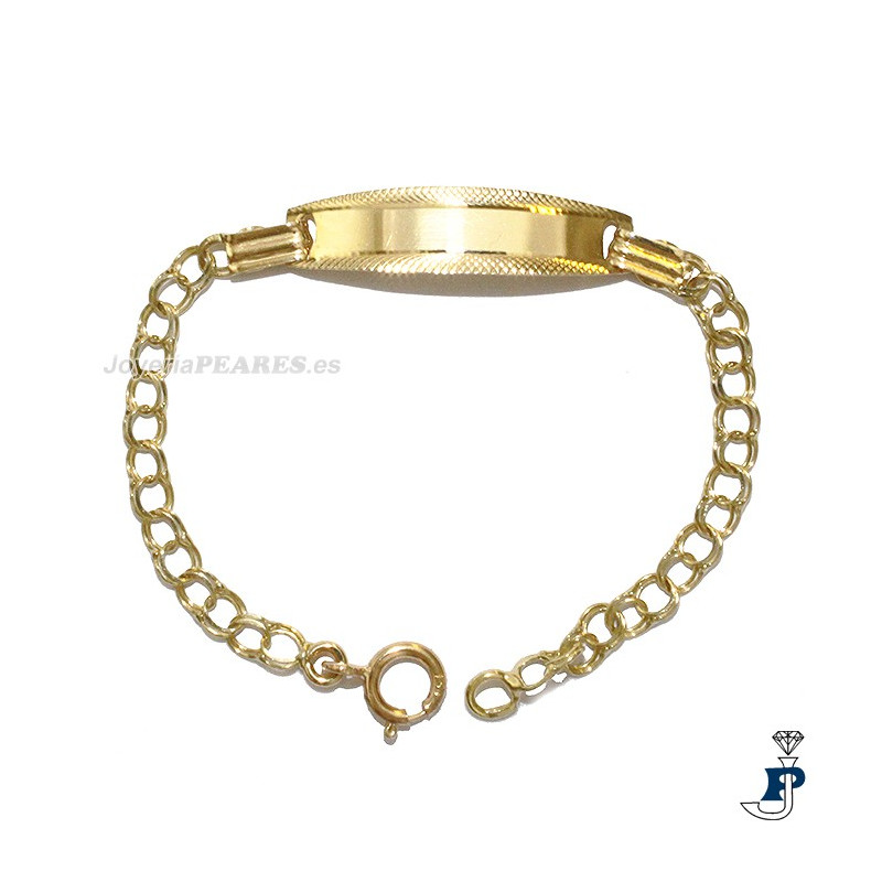 Pulsera para bebé fabricada en Oro de 1ª Ley. - 153.216036-02