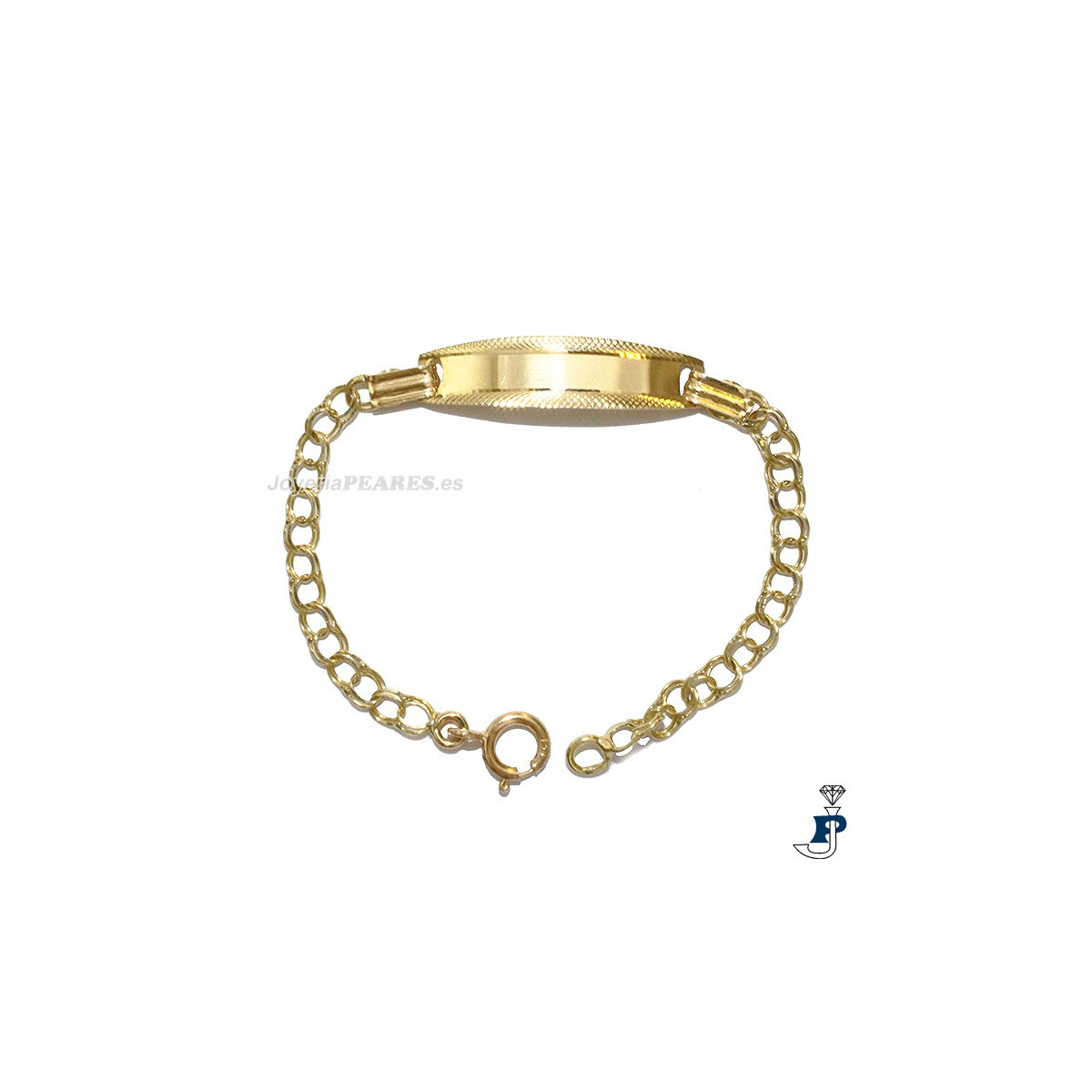 Pulsera para bebé fabricada en Oro de 1ª Ley. - 153.216036-02