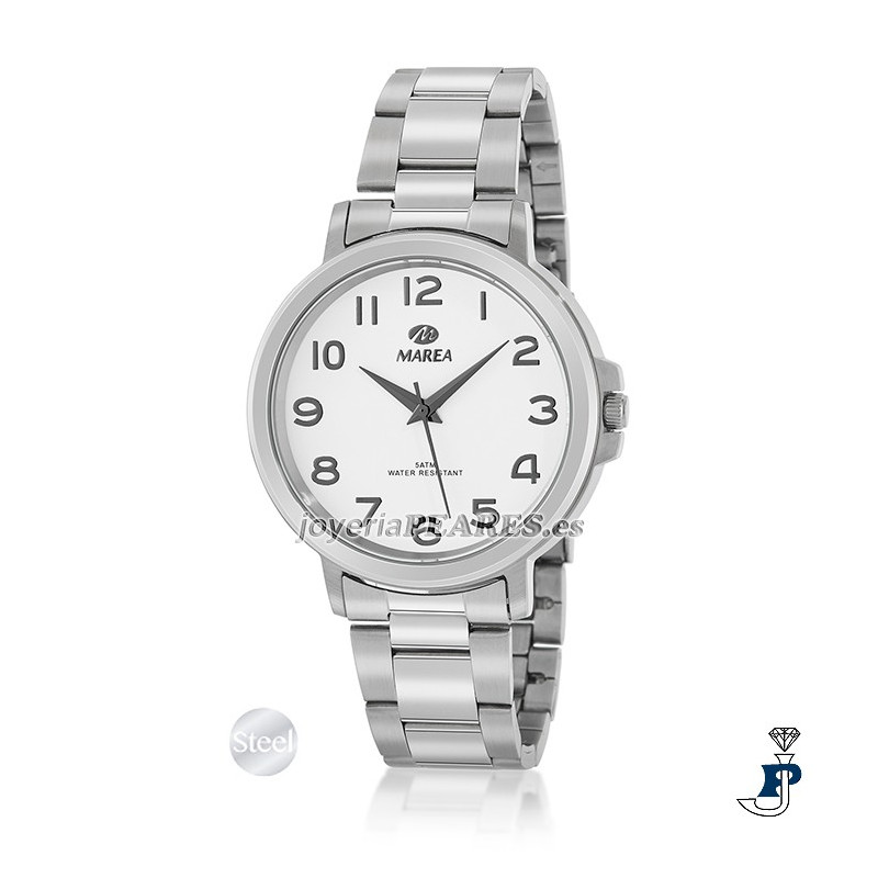 Reloj MAREA de acero clásico. - B36149/3