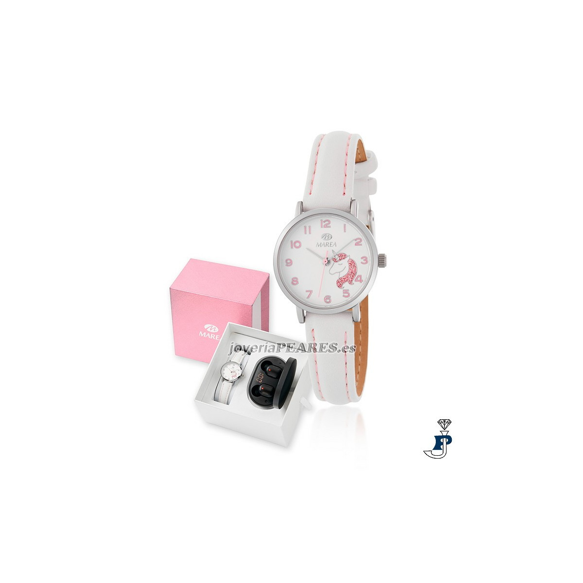 Reloj MAREA unicornio, con auriculares Bluetooth de regalo. - B41304/1