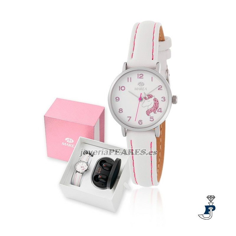 Reloj MAREA unicornio, con auriculares Bluetooth de regalo. - B41304/2