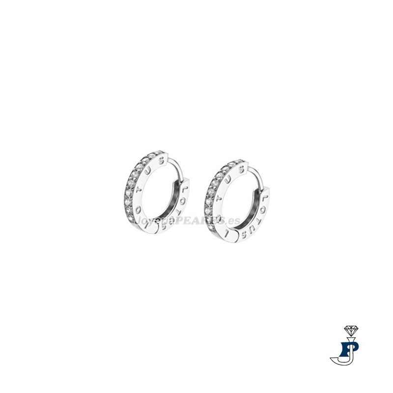 Pendientes fabricados en Plata 1ª Ley de LOTUS SILVER. - LP1887-4/1