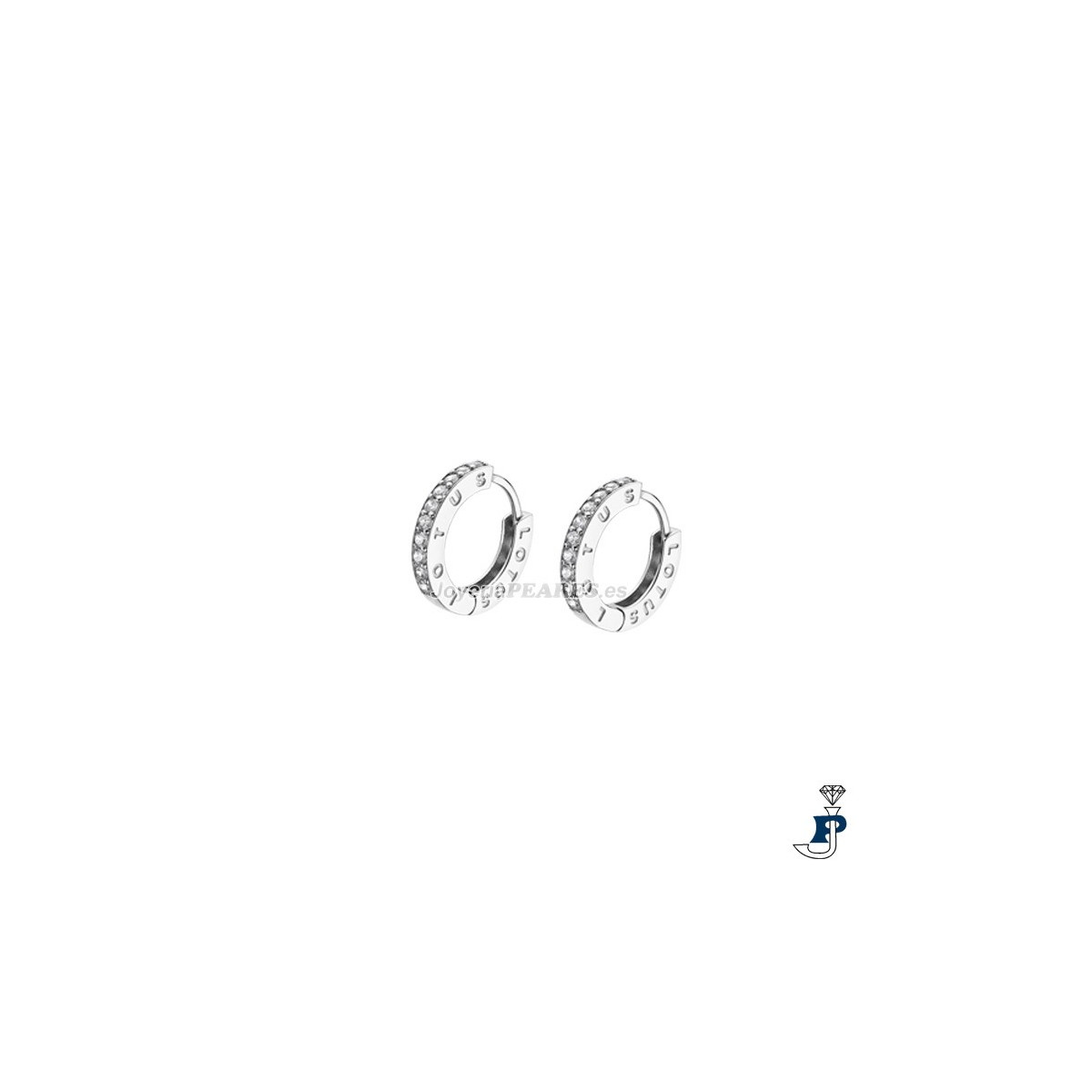 Pendientes fabricados en Plata 1ª Ley de LOTUS SILVER. - LP1887-4/1