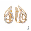 Pendientes fabricados en Oro de 1ª Ley. - 154.AUPDZ11