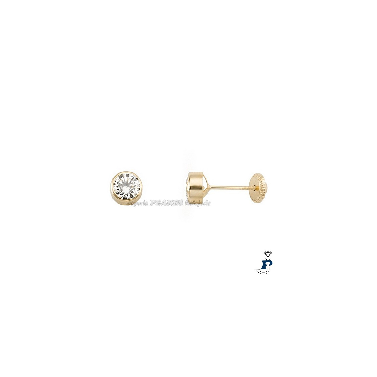 Pendientes dormilona fabricados en Oro de 1ª Ley. - 153.204481 Pendientes dormilona fabricados en Oro de 1ª Ley. - 153.204481