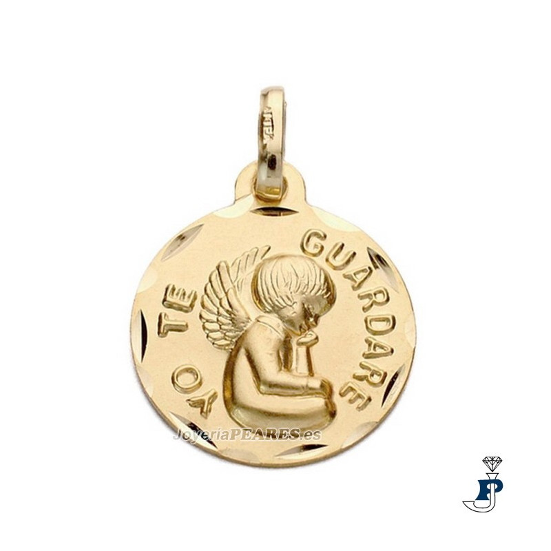 Medalla para bebé fabricada en Oro de 1ª Ley. - 122.46898